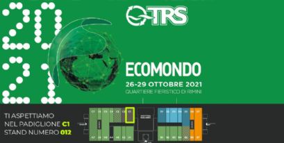 TRS presente ad Ecomondo 2021 dal 26 al 29 ottobre a Rimini